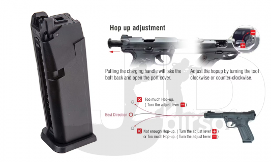 Action Army AAP-01 Assassin Pistol GBB / Black