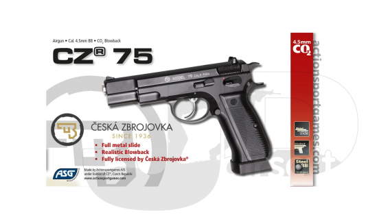 ASG CZ-75 (Blowback) 4.5mm