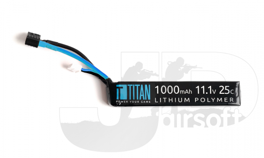 Titan Power 11.1v 25C 1000mah  LiPo Stick Battery / Deans
