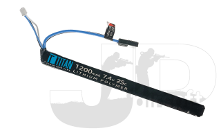 Titan Power 7.4v 25C 1200mah AK Style LiPo Stick Battery / Tamiya