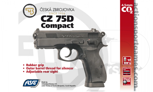 ASG CZ75D Compact (Non Blowback) 4.5mm