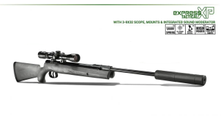 Remington Express XP Tactical  - .177 Air Rifle /w 3x9x32 Scope, Mounts & Moderator
