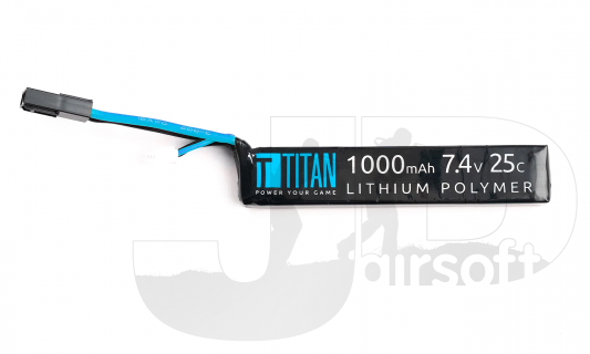 Titan Power 7.4v 25C 1000mah LiPo Stick Battery / Tamiya