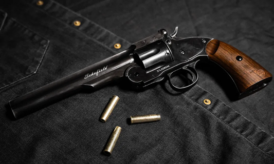 ASG Schofield 6" Revolver - .177 / Silver w/ Ivory Grips