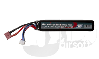 ASG 11.1v 1450mah 16.1 Wh 30C Lipo Battery (Deans)