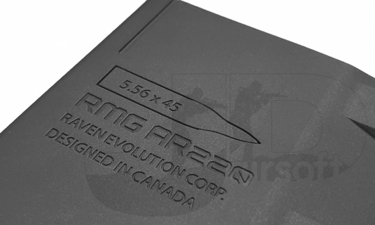 Raven RMG AR 220rd Mid Cap Magazine / Black