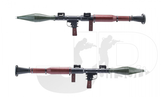 GK Tactical RPG-7 Real Wood 40mm Rocket / Grenade Launcher