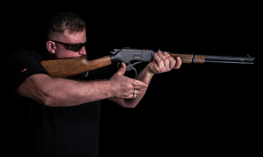 Barra 1866 Lever Action Cowboy Rifle Kit - CO2 .177