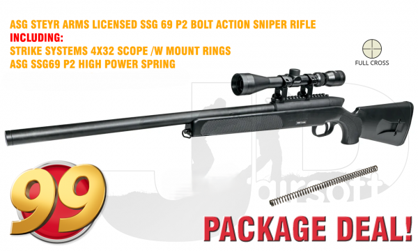 ASG Steyr Arms Licensed SSG 69 P2 /Package Deal