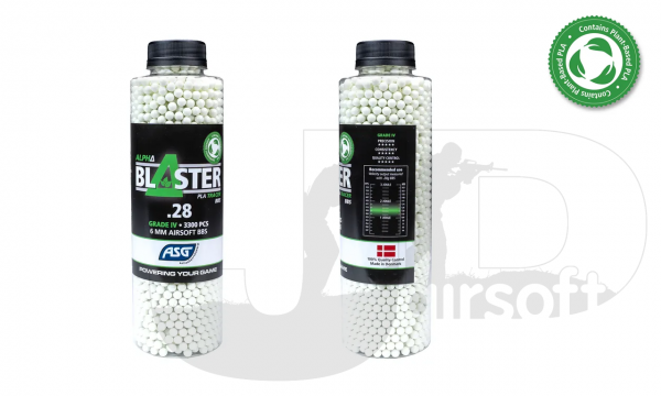 ASG Alpha Blaster PLA Bio BB's / 0.28g Tracer